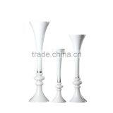 Wholesale European Black and White Flower Glass Vase thumbnail-2