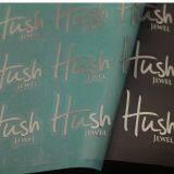 Custom Sliver Metal Logo Sunglasses Stickers thumbnail-2