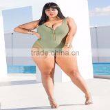 Custom 2016 Sey Beautiful Fashion Hot Slim Sleeveless One-Piece Bikinis thumbnail-2