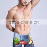 MGOO Hot Sale Cheap Price Custom Elastic Waistband Underwear 95 Cotton 5 Spandex 180g Boxer thumbnail-3