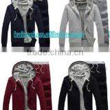 High Quality Good Sale China Wholesale Custom Zipper Hoody thumbnail-1