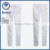 Sexy Girl White Spray-on Jeans Pants thumbnail-1