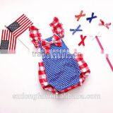 Newborn Baby Girls First 4th July Romper Kids Flutter Sleeve Bubble thumbnail-2