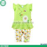 Baby Clothing Sets Summer Flower Newborn Baby Girl Ruffled Shorts + Pant Clothing Sets thumbnail-2