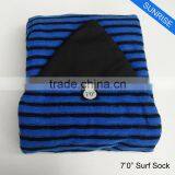 Surfboard Sock Longboard Surf Sock Blue and Red Sock Surfing thumbnail-1