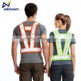 Waterproof Reflective Flashing Yellow Safety Vest With Pockets thumbnail-2