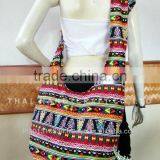 Thai Large Cotton Shoulder Hippie Boho Hobo Sling Crossbody Yaam thumbnail-1