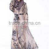 2017 High Quality Newest Design Fashion Women Dubai Abaya Muslim Dress Manufacture Stock and OEM thumbnail-6