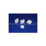 High Temp Wear Resistant White Steatite / Talc Ceramic Component / Part HRA 75