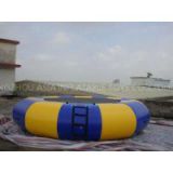 PVC Tarpaulin High Density Weave String Structure Inflatable Water Trampoline