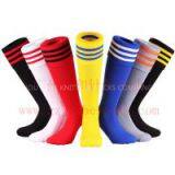 Elastic Multi Colors Stripes Football Socks Sport Tube Sock For Youth thumbnail-1