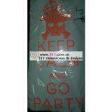 311 Letters Lumi Studs Hot-fix Heat Transfer Rhinestone Motif Design 1