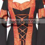 Long Trumpet Sleeve Hooded Collar ROCOCO Ball Grown Gothic Medieval Victorian Dress Costume thumbnail-5