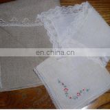 handkerchief with lace edge for ladies