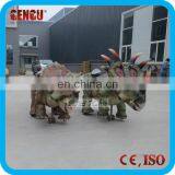 Amusement Park Dinosaur Family Rides With Coin Operated Game