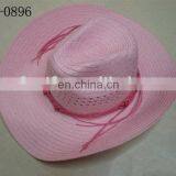 pink for ladies comfortable western hat