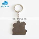 Wholesale Antique Black Nickle Metal Blank Key Chain Custom Made Cheap High End Metal Keychain Metal Keyring thumbnail-5