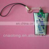 Personalized Custom Printed Pvc Cellphone Key Chain Screen Cleaner for Promotion Gift