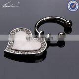 HOT PROFESSIONAL COUPLE GIFT LOVE DIAMONDS HEART KEYCHAIN
