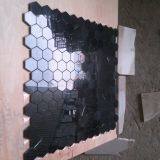 Black Bathroom Floor Mosaic thumbnail-2