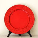 Plastic Charger Plate,christmas Decoration Plate Charger Plate Made in China YF-60572 thumbnail-1