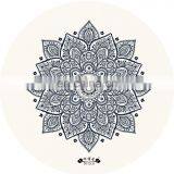 Eco Friendly Round Suede Natural Rubber Yoga Mat thumbnail-2