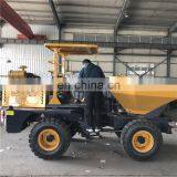 3.0ton Tip Lorry new mini site dumper with 180 degree turning bucket