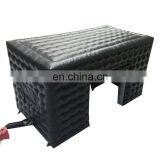Commercial Black Portable Inflatable Tube Kiosk Blow up Booth Inflatable Cube Party Tent thumbnail-5