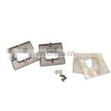 Shower Door Handles Knobs Flush Pull Stainless Steel Square thumbnail-5