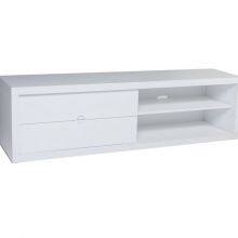 modern TV stand  2 drawer+1 shelf entertainment unit HW-TS002 white color livingroom furniture