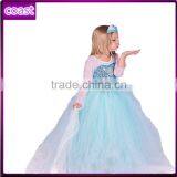 Newest Cartoon Characters Anna Elsa Princess Fancy Dress Costume Child d Dress Dress Design Quality Choice thumbnail-4
