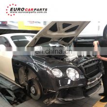 Btly  Continental GT old to new body kit with front bumper carbon finber fender ducts