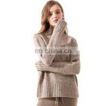 Эрдос. Шерстяной свитер из Cashmere для женщин, свитер с воротником на всю грудь большого размера thumbnail-3