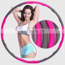 Hoop Quality Adult Children Thickened Detachable Adjustable Fitness Hoop Loop Plastic Weighted Hoop Hula Foam thumbnail-1