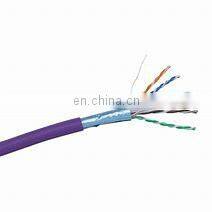 1000FT CAT6 Cable FTP Solid Copper Foil Shielded 23 AWG Blue CM CMR CMP CABLE thumbnail-4