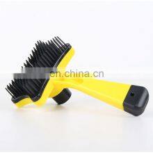 Best Plastic Self Cleaning Pet Dog Cat Grooming Slicker Brush thumbnail-3