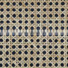 100% Natural Rattan Cane Webbing Woven Mesh Webbing Half Bleached thumbnail-1