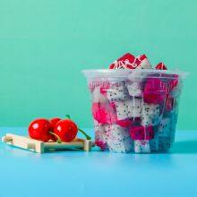 Disposable Plstic Bowl 15oz 450ml Togo Food Packaging Container pp Clear Bowl With Lid thumbnail-5