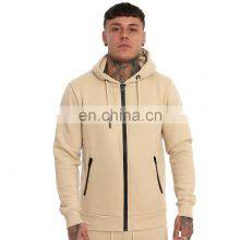 2022 Cotton Gymnastics Clothing Men Fitness Athletic Wear Gym Workout Sports Full Zipper up Custom Hoodie Zipper Pockets thumbnail-1