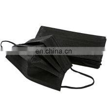 3 Ply Black Disposable Protectores Faciales Face Mask Safety Face Mask With Elastic Ear Loops for Dust thumbnail-3