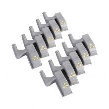 12Pcs Universal Cabinet Cupboard Hinge LED Light Sensor Light for Modern Kitchen Home Lamp-Warm White With Battery thumbnail-5