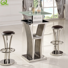 Modern Stainless Steel Hotel Events High Bar Table