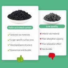 Kelin Bulk Extruded Activated Carbon Granules Columnar Coconut For Waste Incinerate Flue Gas Removal thumbnail-4