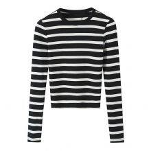 European and American Round Neck Seam Long Sleeve Base Layer Shirt for Women, New Autumn and Winter Style, Slimming and Figure-hugging Inner Wear T-shirt Top. thumbnail-4