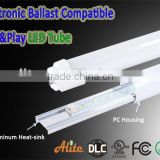 Aluminum Lamp Body Material and Pure White Color 4000K 600mm 10W t8 tube led light