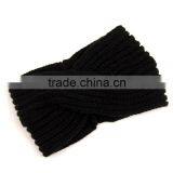 Europe and America Hot Selling Fashion Trendy Lady Girls Plain Sports Knitted Headband thumbnail-5