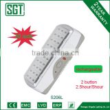 rechargeable 1.8w 30pcs emergency lighting products with GPPS cover