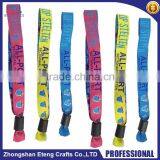 Colorful Cool Personalized Concert Fabric Woven Wristbands thumbnail-1