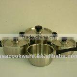 Bakelite Series 18/8 Stainless Steel Cookware With Induction Bottom for Promotion