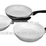 Colorful 304 Stainless Steel Ceramic Pans for Wholesale With Induction Bottom